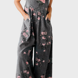 Adéla Sofistikovaný Džínsový Overalový Casual Ležérní