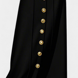 Ada | Sukně s knoflíky vpředu, volným střihem, kapsami a městským stylem