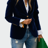 Alena Elegantní Luxusní Klasický Kancelářský Blazer