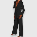 Adéla Elegantní Sofistikované Dámské Sako KalhotovýKomplet