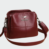 Alena Elegantní Kožené Crossbody Kabelka Minimalistická